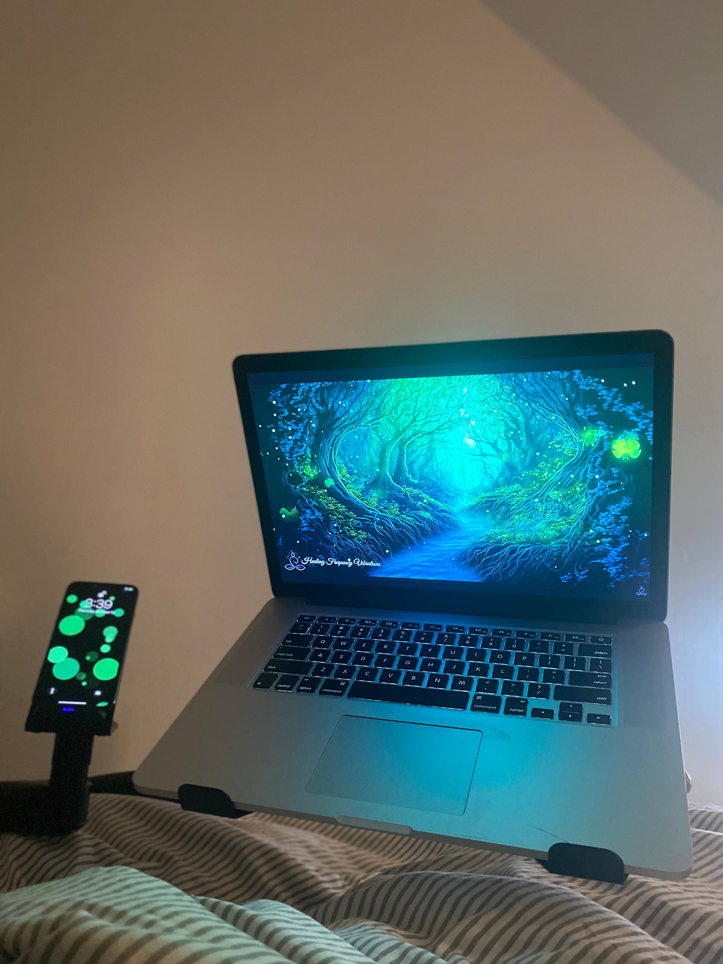 Laptop Stand + Phone Charger