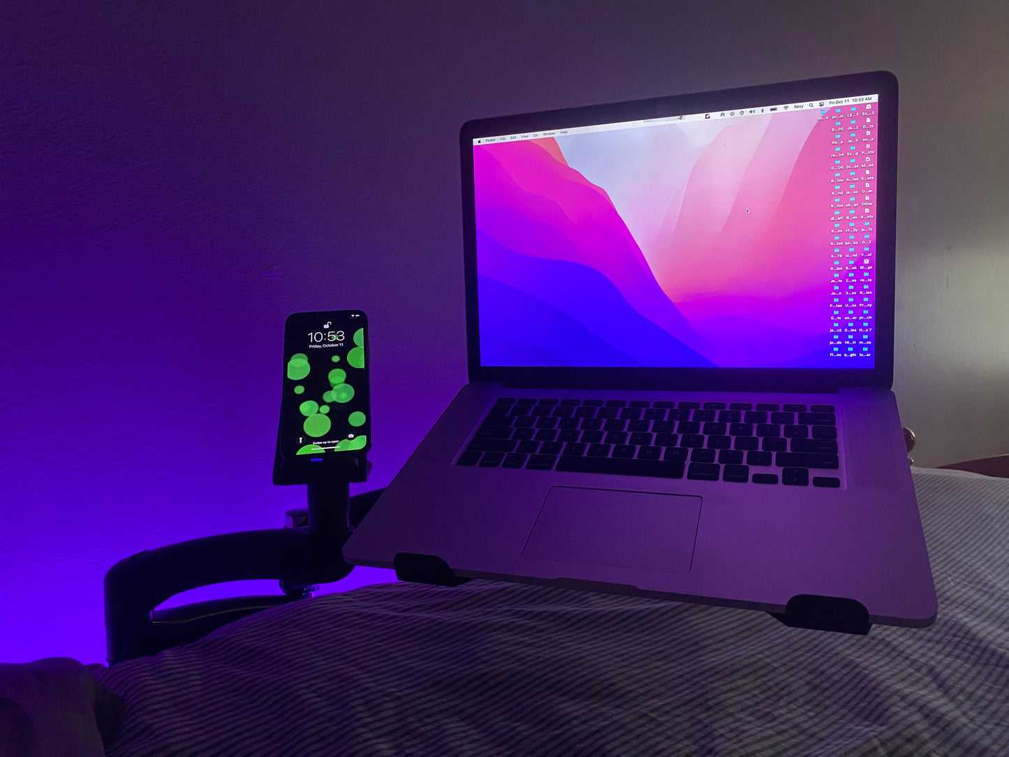 Laptop Stand + Phone Charger